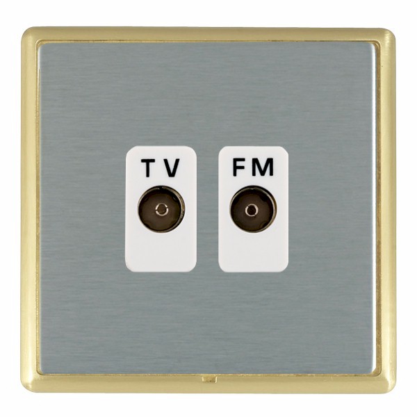 Hamln LRXTVFMSB-SSW TV/FM Coax Socket 2G