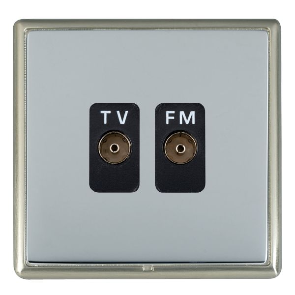 Hamln LRXTVFMSN-BSB TV/FM Coax Socket 2G