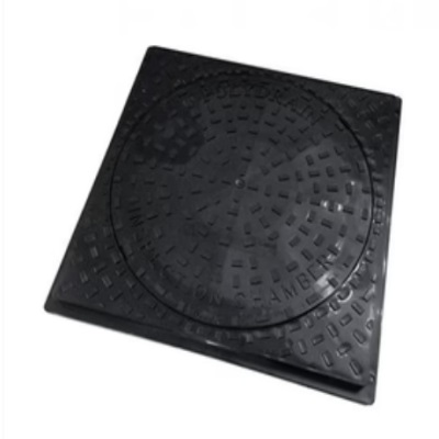 Round to Square Polypropylene Cover & Frame 450mm