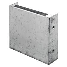 Galvanised Trunking 4" x 4" (100mm) Stop End