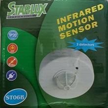 STARLUX Surface Infrared Motion Sensor 3 Detectors 3-12mt Range OCPS/ST06B