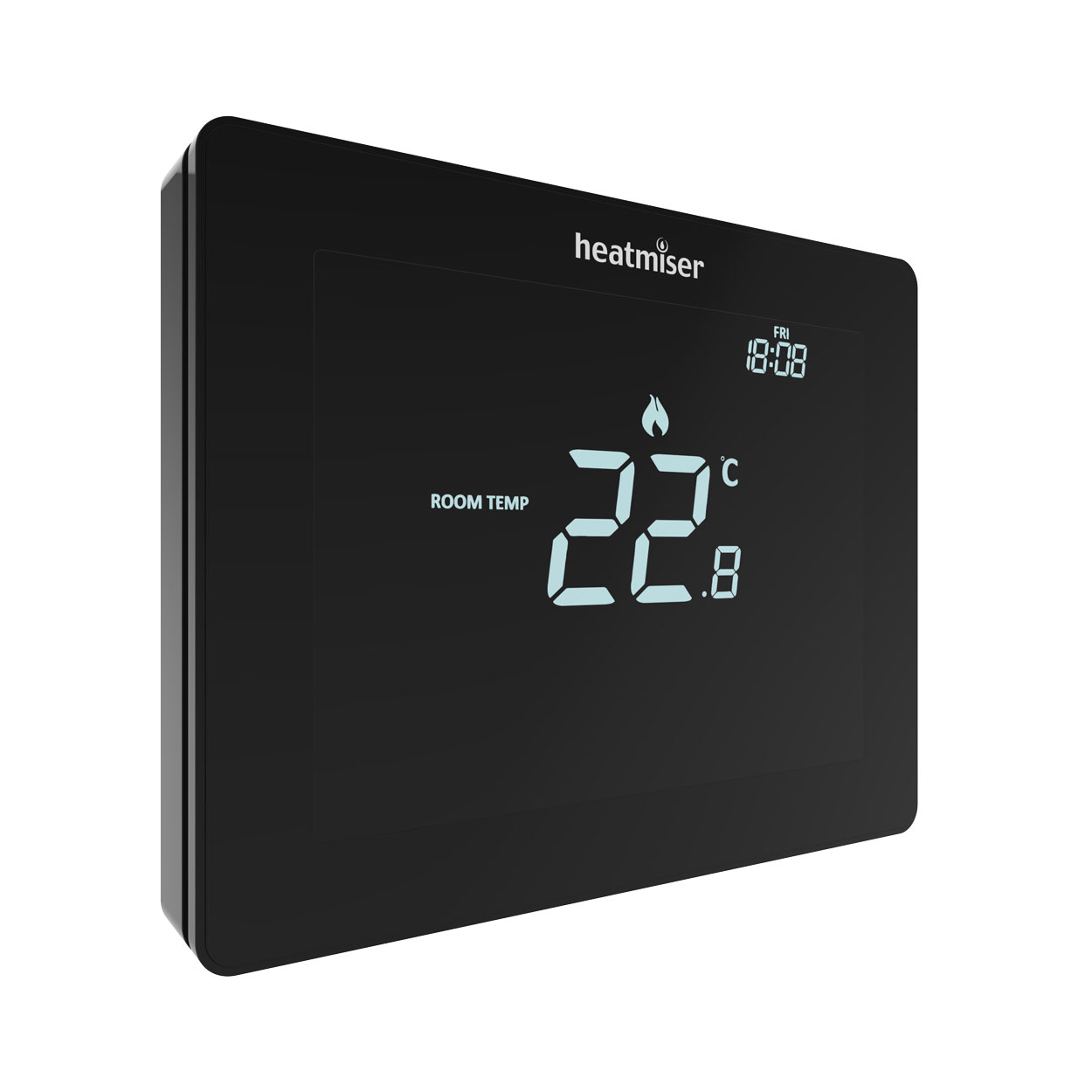 Heatmiser Multi-Mode Touchscreen Carbon Electric Floor Heating Thermostat