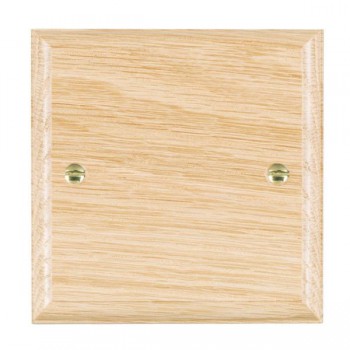 Hamilton Woods Ovolo Light Oak Single Blank Plate