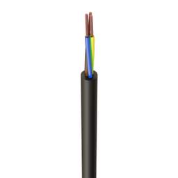 1.0mmÂ² 3 Core Tough Rubber Round Flexible Cable