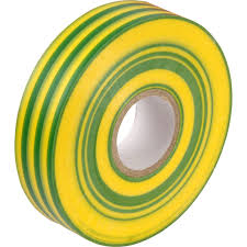PVC TAPE 19mm x 33mm [Green/Yellow]